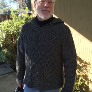 Captain Romance's Iain sweater kept me busier than heck the last few weeks before Christmas.